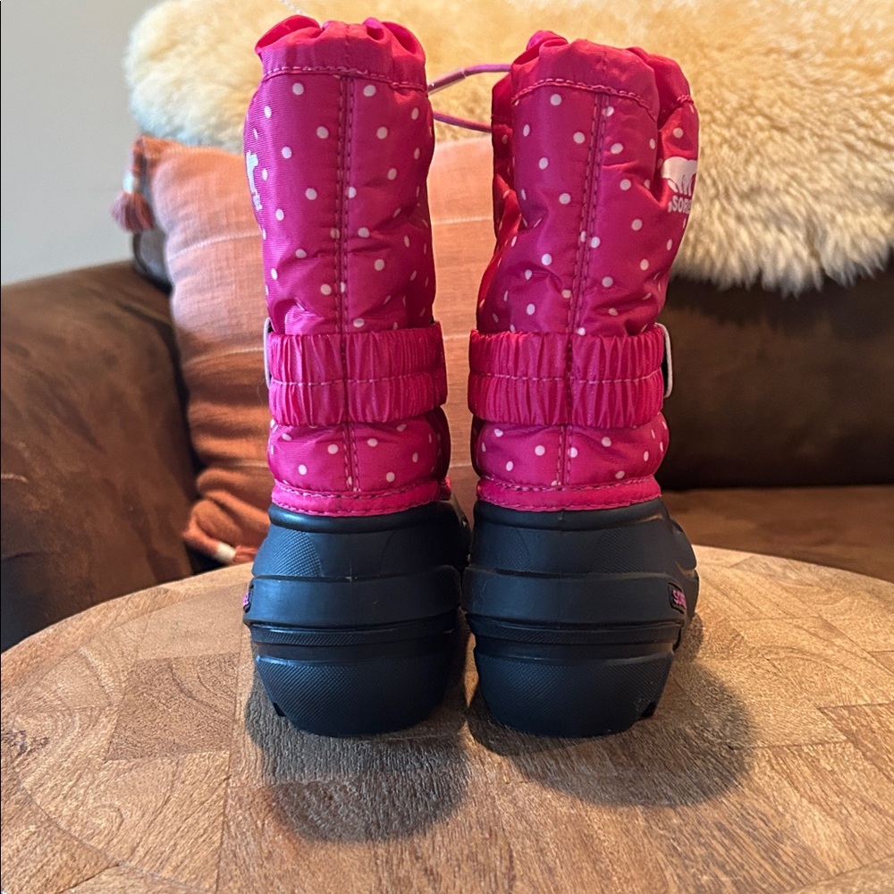 Sorel Pink and Black Snow Boots - Picture 6 of 6